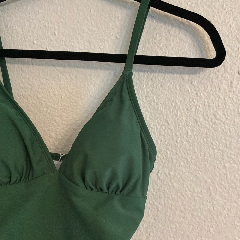 Cupshe Forest Green One-Piece Swimsuit
